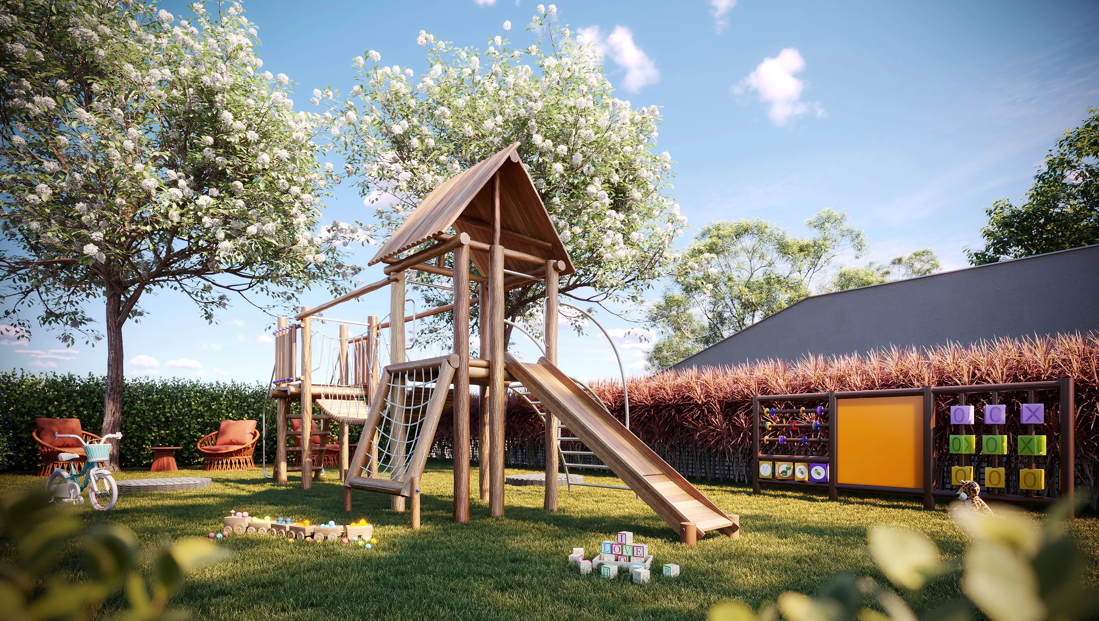 Perspectiva Ilustrada do Playground